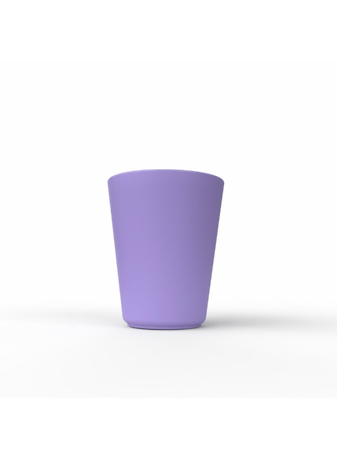 EasyGO Easy-Go Set of Reusable Plastic Cup ( 6 cups ) 280ml BPA Free PP – Microwave, Freezer & Dishwasher Safe - Lavender - Image 2
