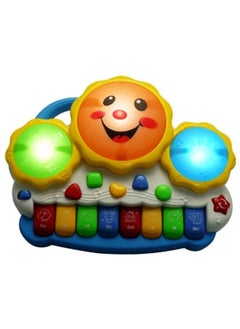 Webby Webby Drum Keyboard Musical & Light Toys, Multicolor  - Image 2
