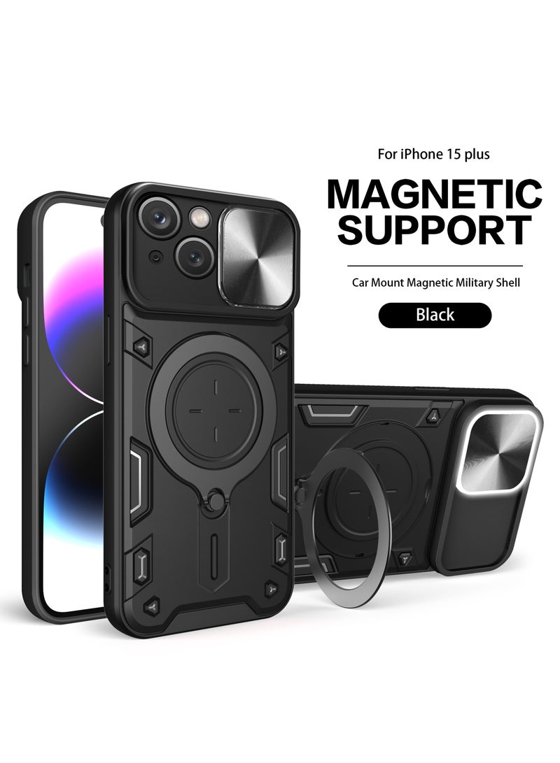 ابل اي فون 15 بالإضافة إلى غطاء أسود - Image 1