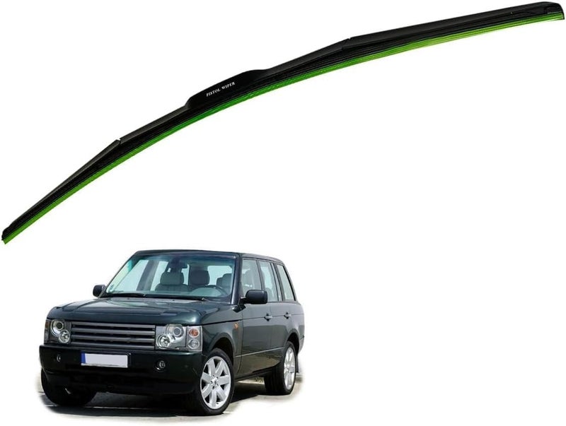 Pistol 14" PISTOL Performance Windshield Wiper Blade – Universal Fit Automotive Wiper with Dual Steel Tension Spring, Corrosion-Resistant Frame, All-Weather Durable Rubber Blade for Efficient Water Clearance and Clear Visibility – 1 Piece - Image 1