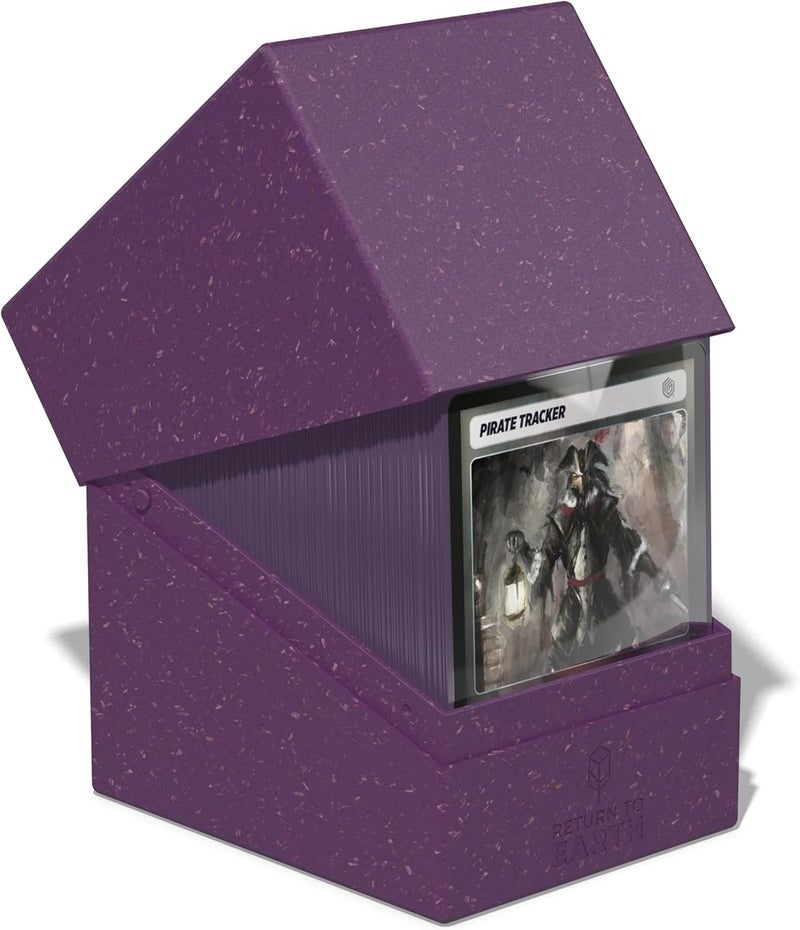 Ultimate Guard RTE Boulder 133+, Deck Case for 133 Double-Sleeved TCG Cards, Purple, 87% Renewable, Made in Germany, Secure & Durable Storage… - Image 2