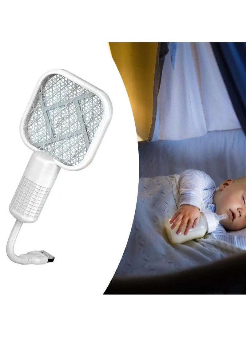 Sisily Pest Control USB Mosquito Swatter Trap Mini Electric Shock Insect Racket Portable UV Light Mosquito Killer Lamp Home Outdoor  - Image 1