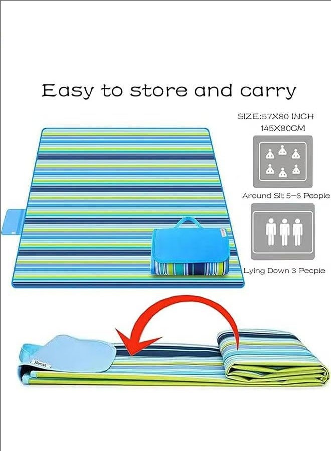 Generic Thickened Picnic Mat,Outdoor Picnic Mat,Beach Camping Moisture-proof Mat,Park Folding Lawn Portable Tarpaulin  - Image 4