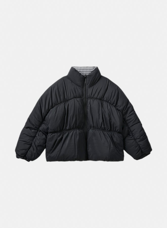 بينيتون جاكيت بنات قابل للعكس كبير الحجم - Image 1