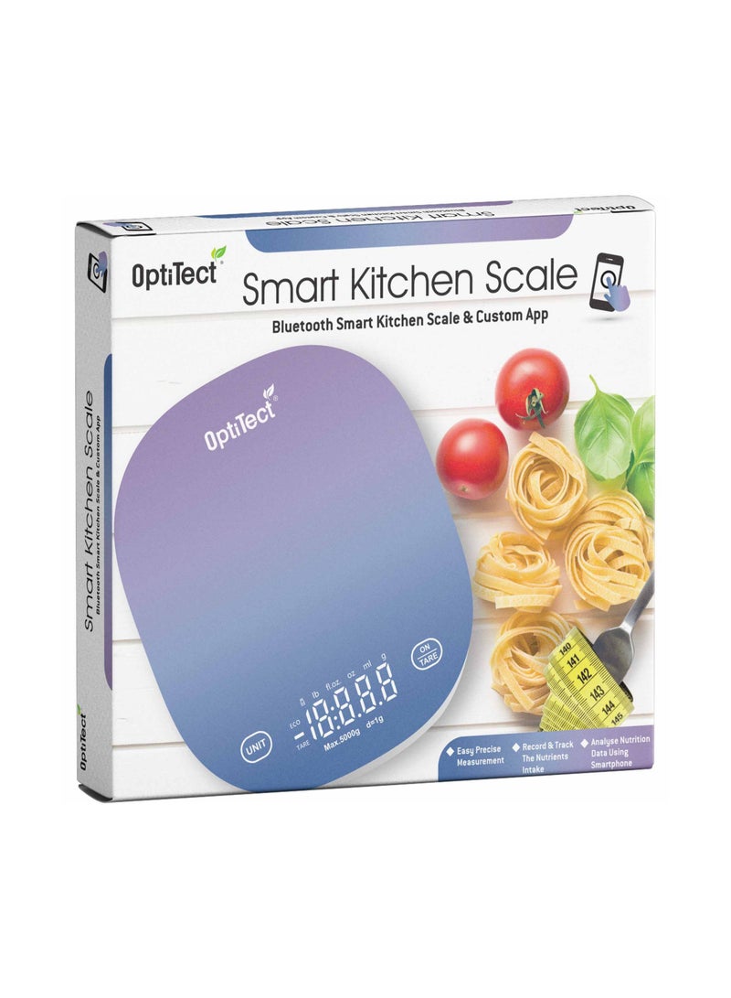 Optitect Smart Kitchen Scale, Purple