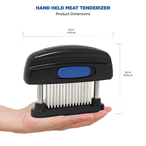 Jaccard 45-Blade Meat Tenderizer, Simply Better Meat Tenderizer, Stainless Steel Columns/ Removable Cartridge, NSF Approved, Black - Image 2