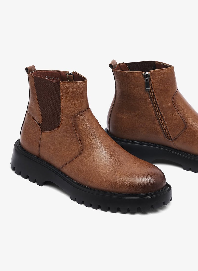 Robert Wood chunky pull on boots - Image 4