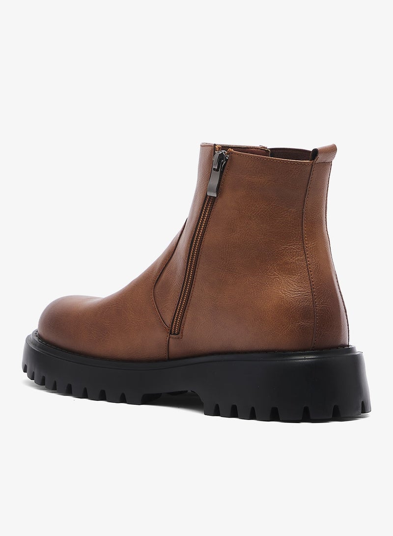 Robert Wood chunky pull on boots - Image 3