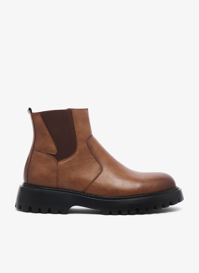 Robert Wood chunky pull on boots - Image 1