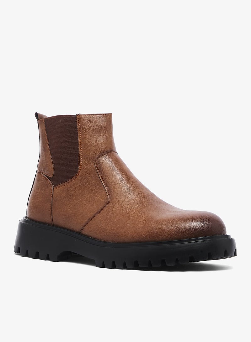 Robert Wood chunky pull on boots - Image 2