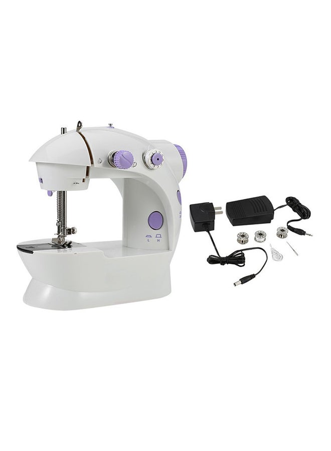 Mini Multifunction Portable Sewing Machine White/Purple ZK1342500 White/Purple - Image 1