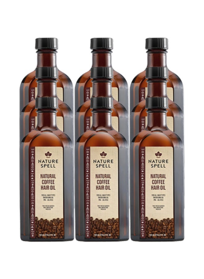 نايتشر سبيل 9 قطع زيت قهوة طبيعي لجميع أنواع الشعر 150 مل - Image 1