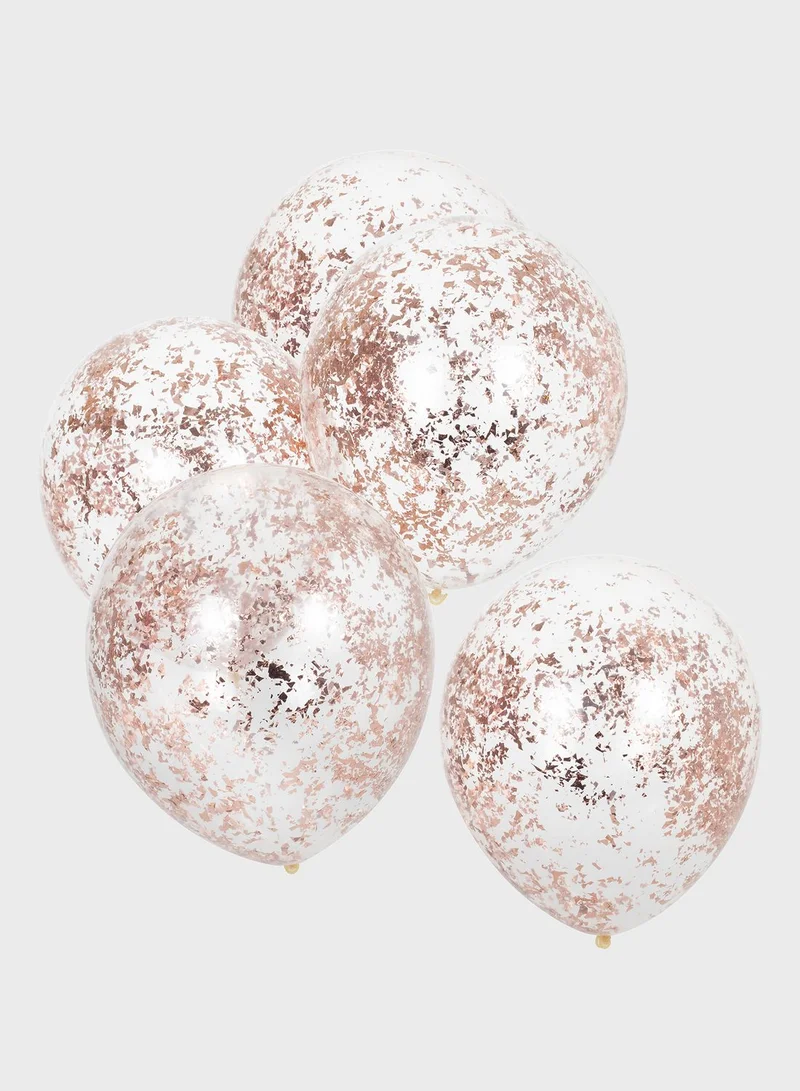 Ginger Ray Rose Gold Confetti Filled Balloon