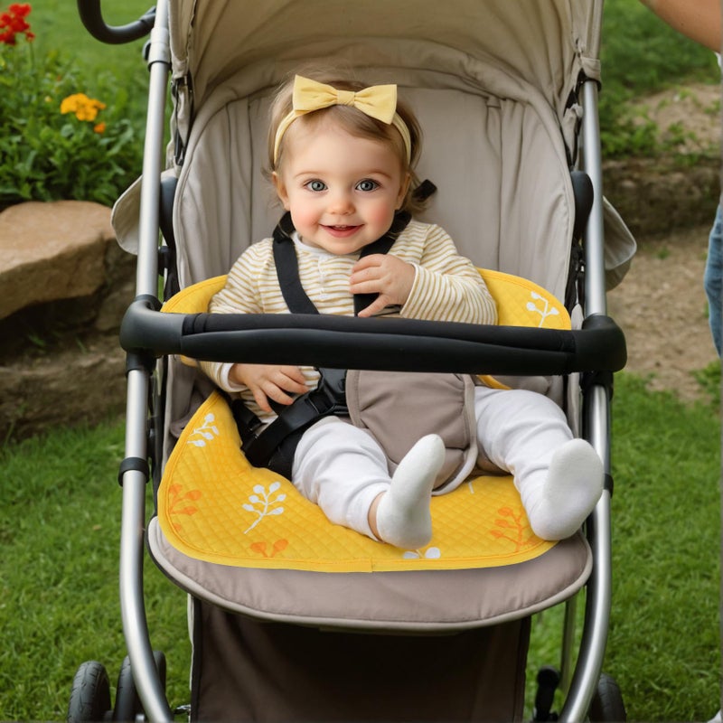 INFANZIA Dry Seat, Car Seat Protector Waterproof Carseat Liner Potty Training Toddlers, Baby and Infants, Piddle Pad for Carseats Strollers (Yellow, 1 Pack - Image 2