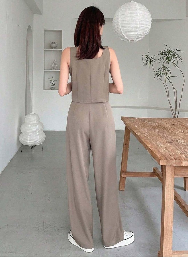 KOTTY Women's Solid Moon Rock Maxi Casual Dress Set (Grey,XL)-KTTDRESSSET163XL - Image 4