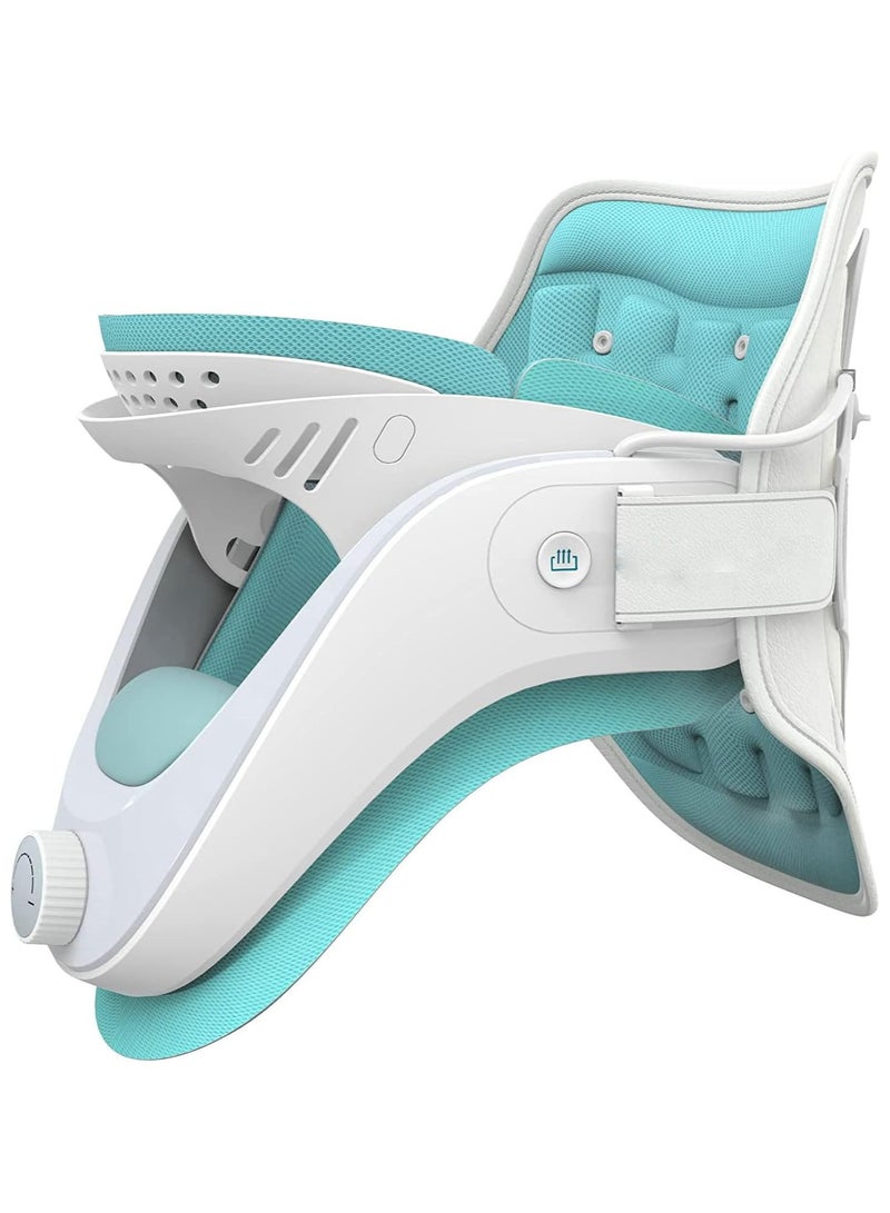 ارواق جهاز جر الرقبة العنقي قابل للتعديل نقالة مريحة للرقبة لتخفيف الآلام العمود الفقري العنقي محاذاة الرقبة هدفين مع دعم وسادة هوائية - Image 1