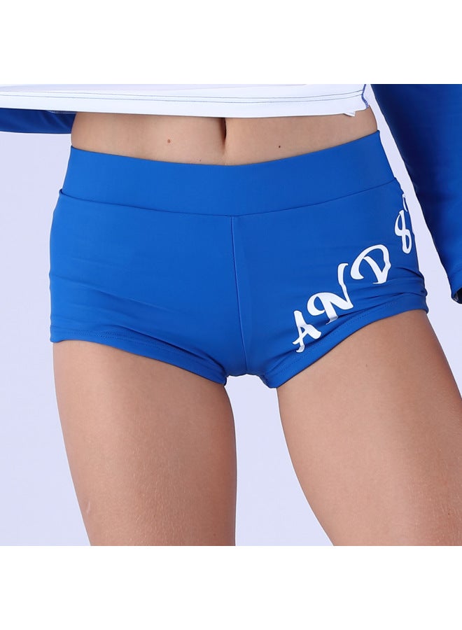 Sabolayins Two-piece Women's Diving Pants Slimming Tummy-covering Beach Sun Protection Swim Trunks Style Outfit