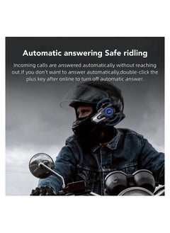 SYOSI Motorcycle Helmet Bluetooth Headset, Sking Earphone, CVC Noise Cancellation Stereo Music Automatic Answering, 90 Hours Playing Time High Sound Ultra-Thin Headset, for All Helmets, Traveling Outdoors  - Image 3