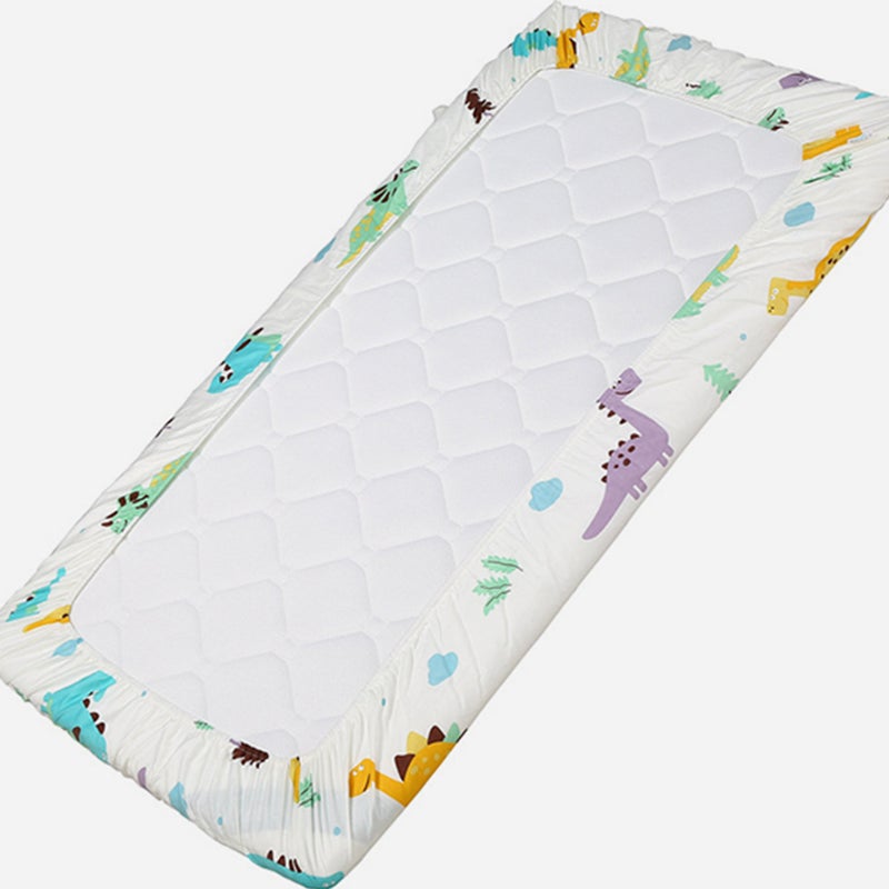2pcs Dinosaur Pattern Crib Fitted Sheet Crib Sheet Comfortable Crib Cover - Image 4