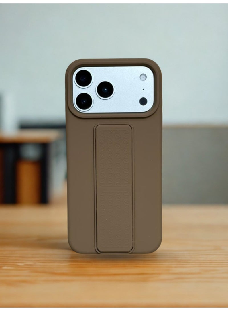 No branded Premium Silicone Kickstand Case – Slim Protective Cover with Foldable Stand for Everyday Use - Image 2