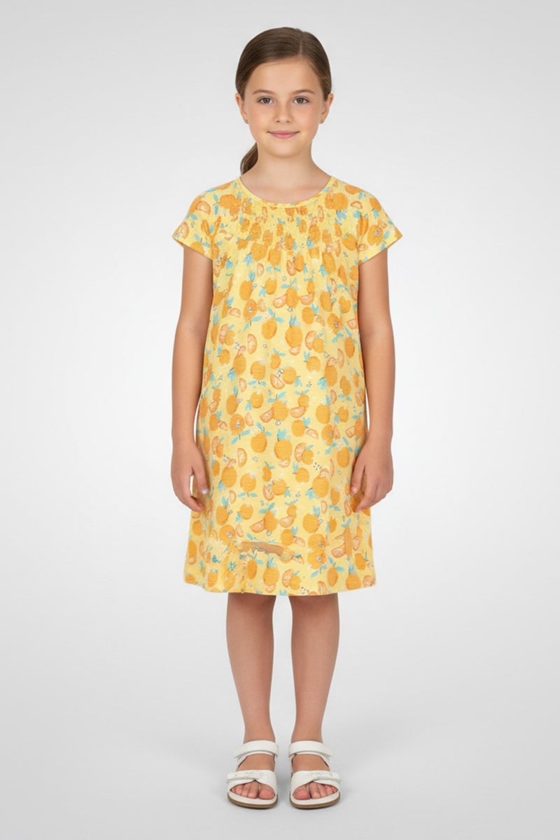 Hamleys Kids Girl Graphic Print Dress, Multicolor - Image 1