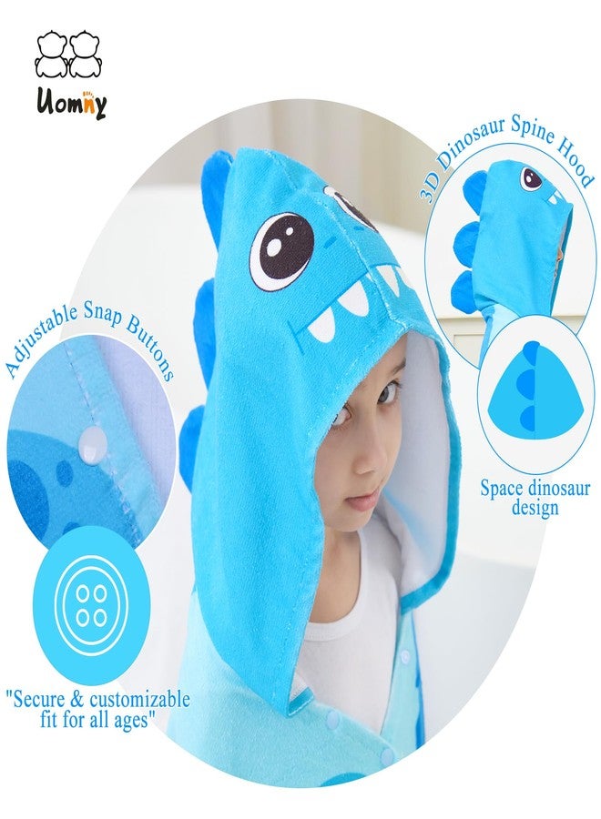 UOMNY Kids Beach Towels-Hooded Towel for Kids 30" x 50" for 3-10 Years,Pool Ponchos for Kids with Hood,Girls Beach Towel,Mermaid - Image 2