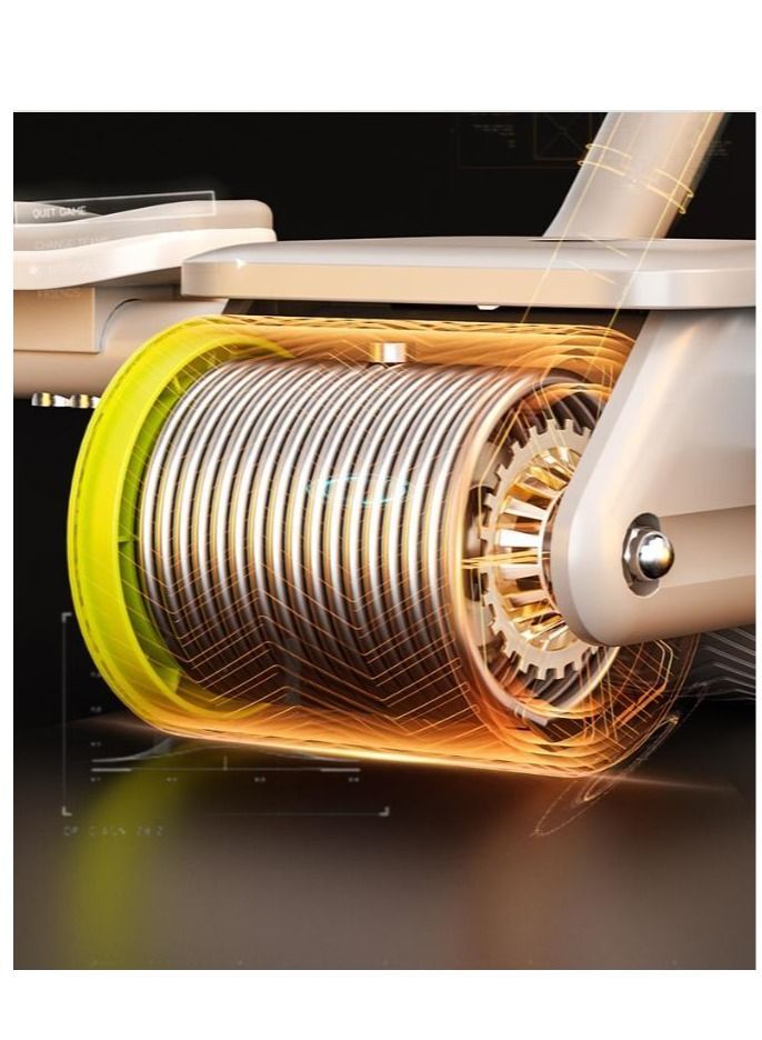 Y&D Abdominal Fitness Wheel Automatic Rebound Elbow Support Men's Roll Sports Double Thin Belly Women's Flat - Image 3