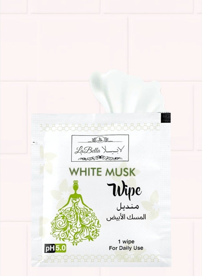 لا بيلا مناديل نسائية بالمسك الأبيض 12 حبة – نظافة وانتعاش في أي وقت - Image 5