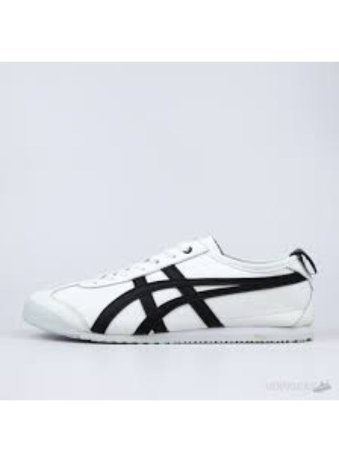 Onitsuka Tiger أونيتيكا تايجر مكسيكو 66 بيج خطوط سوداء مسطحة - Image 3