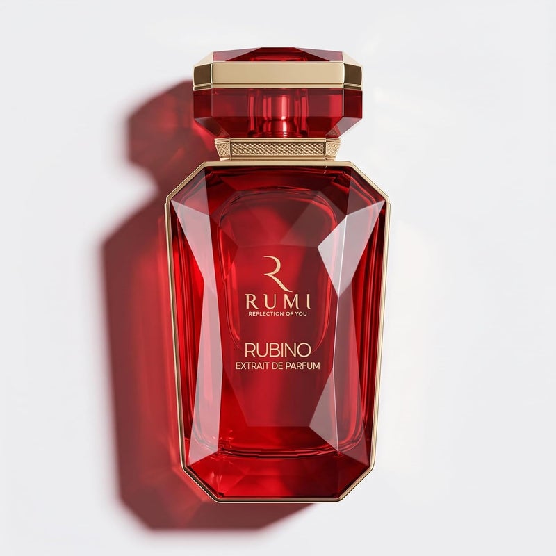 rumi Rasasi Rumi Rubino Extrait De Parfum 100ml for Unisex – Fruity Spicy Woody Blend - Image 1