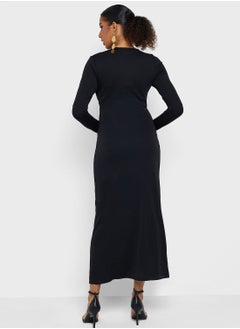 Montania Floral Applique Wrap Dress  - Image 2