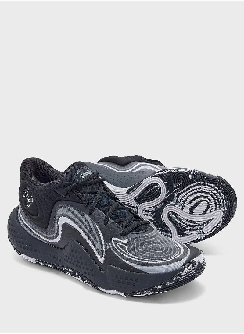 UNDER ARMOUR Unisex Spawn 6 Mid Top Sneakers