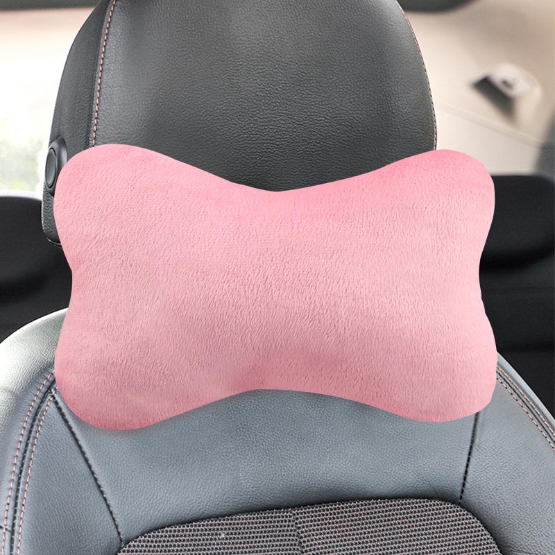 YGDMD 2PCS Car Headrest Pillow,Soft & Comfortable Car Neck Pillow for Driving Fatigue Relieve,All-Season Universal Cars Head Rest Pillows Automotive Interlor Accessorles for Cars (Pink/2PCS) - Image 5