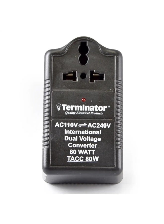 Terminator International Dual Voltage Converter 110Vac-240Vac 80W - Image 2