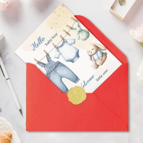 Amorista Funny Baby Shower Card, New Baby Boy Card, Congratulations Newborn Baby Boy Gift - Image 5