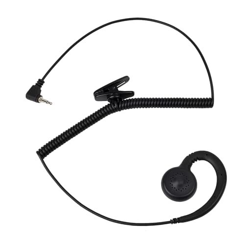 TWAYRDIO 2.5mm Listen Only Earpiece with C-Shape Soft Ear Hook, Headset Ear Piece for Harris Radio XL200 Lapel Mic HYT Hytera SM26M1 SM26N2 SM26N4 Remote Speaker Microphone - Image 5