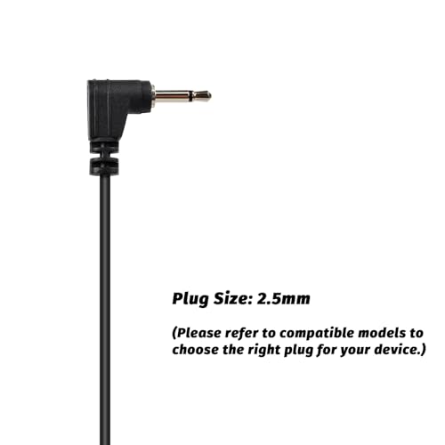 TWAYRDIO 2.5mm Listen Only Earpiece with C-Shape Soft Ear Hook, Headset Ear Piece for Harris Radio XL200 Lapel Mic HYT Hytera SM26M1 SM26N2 SM26N4 Remote Speaker Microphone - Image 3