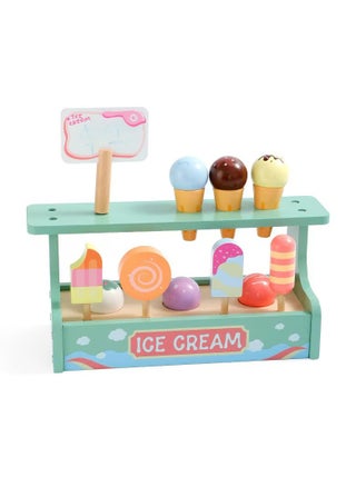 Wooden ice cream table for boys and girls, game machine, game store pretend toys, food games, kitchen accessories, children's toys, children's ice cream shop, ice cream parlor toys - pzsku/Z1A519D6218025CFD2EE7Z/45/_/1731753057/6dcd07c7-12bc-4b79-8814-df46d4c53975