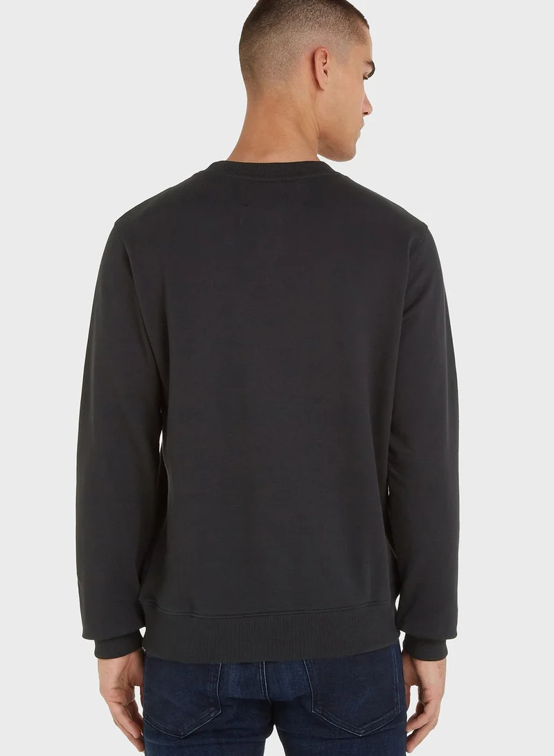 Calvin Klein Jeans Logo Crew Neck Sweatshirt
