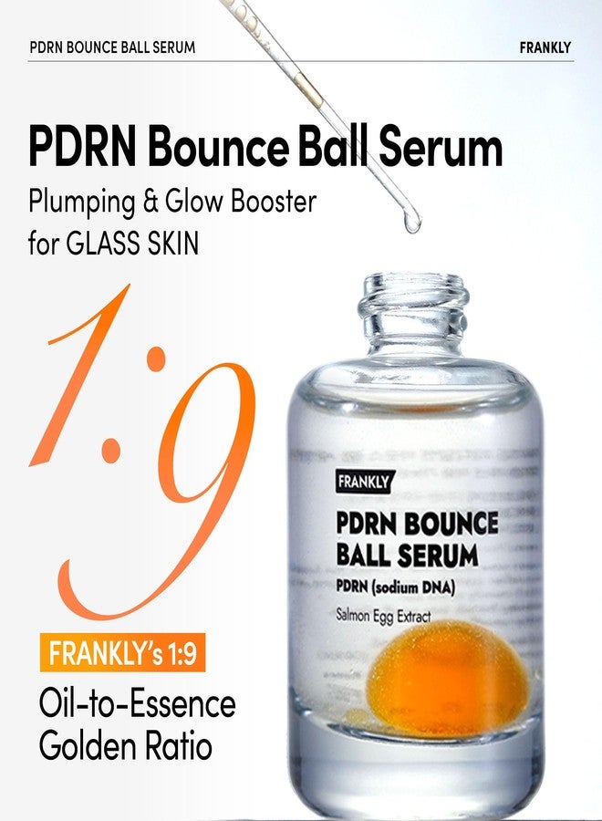 FRANKLY PDRN Bounce Ball Serum - PDRN Salmon DNA Serum for Plumping, Firming & Glass Skin | Glowing skin Booster | Lightweight, Non-Sticky Korean Skincare | 1.01 fl oz - Image 4