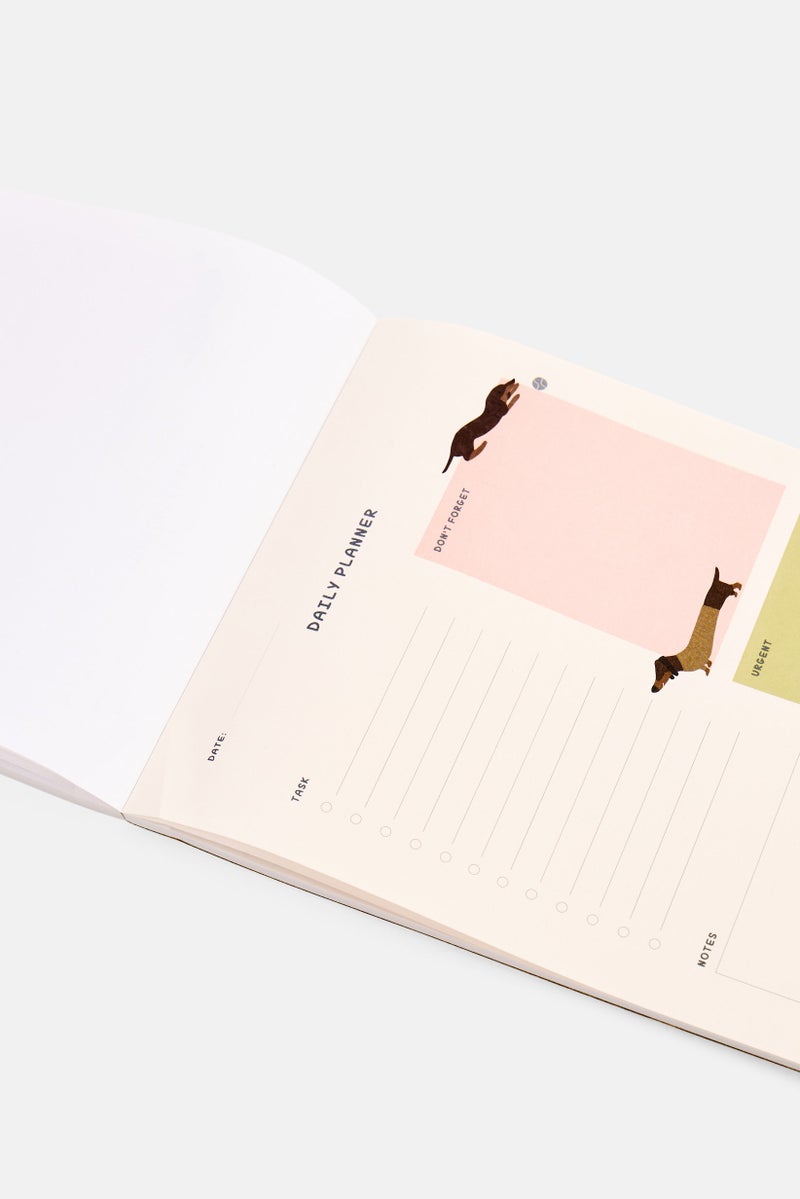 Muy Mucho 100 Sheets Daily Planner 14,8 x 8 x 21cm, Multicolor  - Image 4