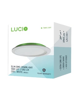 Lucio 6500K 15W 1350 Lumen Durable LED Panel Light Cool White 170 x 29 mm DR41B-15W-6500K  - Image 1