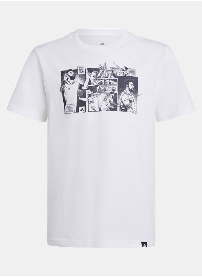 Adidas messi icon men's graphic t-shirt  - Image 2