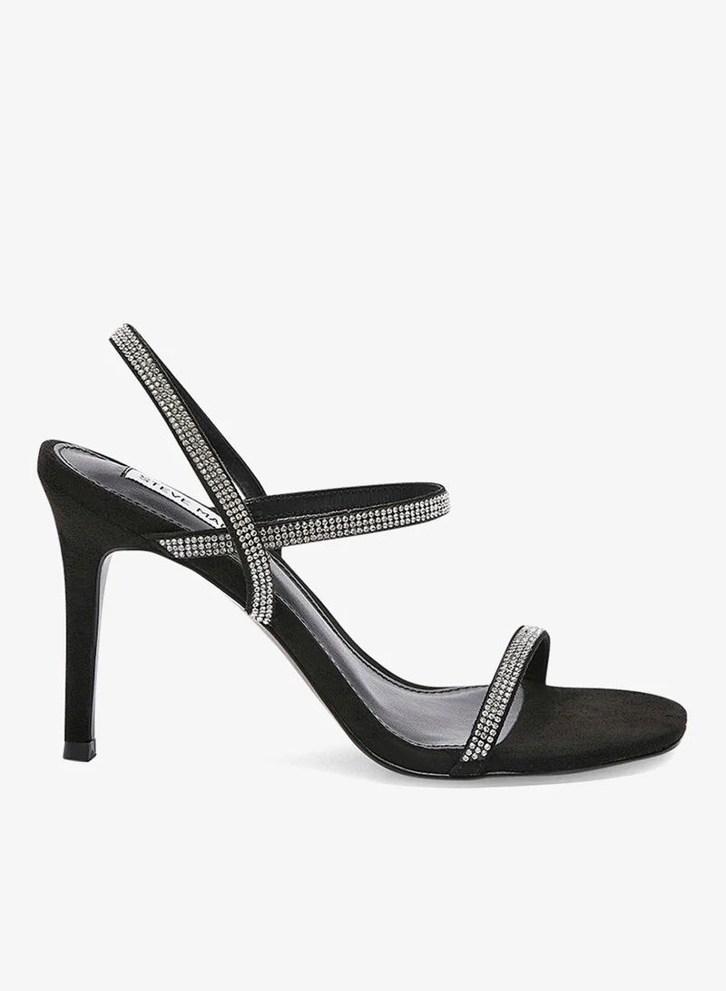 STEVE MADDEN Steve madden wise-r black fabric women's sandals
