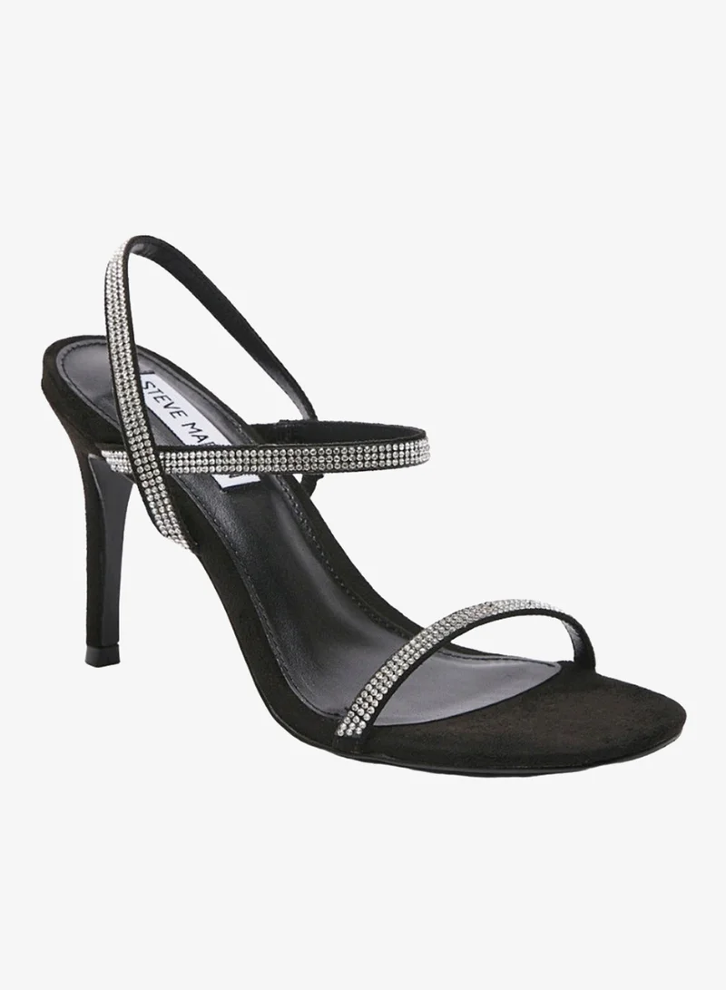STEVE MADDEN Steve madden wise-r black fabric women's sandals