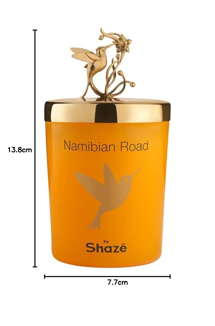 Shaze Namibian Road Scented Glass Candles Home Wax Scented Glass Candles Aroma Decoration Candles Gift for Home Dcor Cinnamon Cedar Wood Moroccan Wood - Image 3