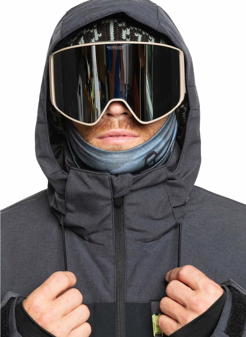 QUIKSILVER Black Men's Ski Jacket EQYTJ03451DAWSON Jk