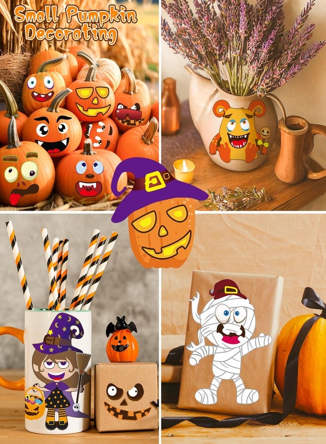 Greingways 42 Sheets Halloween Party Favors Stickers for Kids, Halloween Crafts Make Your Own Stickers, Goodie Bag Fillers Toys Gifts Activities Games for Kids Party - Image 2