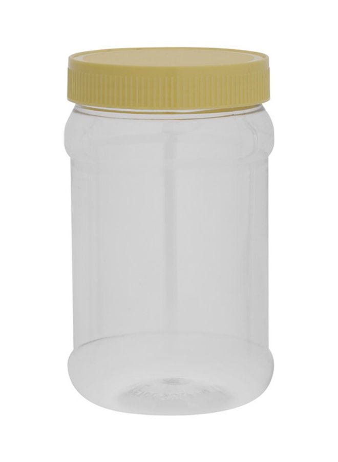 Royalford Round Air-Tight Pet Jar 750ml Plastic Container RF11096 Keeps Your Food Fresh Portable and Lightweight Healthier Choice BPA and Odour Free Leak-Proof 750ml - Image 1