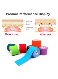 Spaceshoop Muscle Sticker Professional Athlete Adhesive Strain Injury Bandage Tape  - Image 2